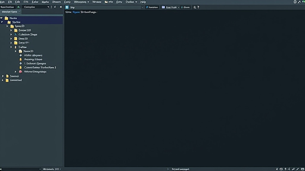 Godot editor interface showing scene tree panel with nodes organized in hierarchical structure with expand collapse buttons